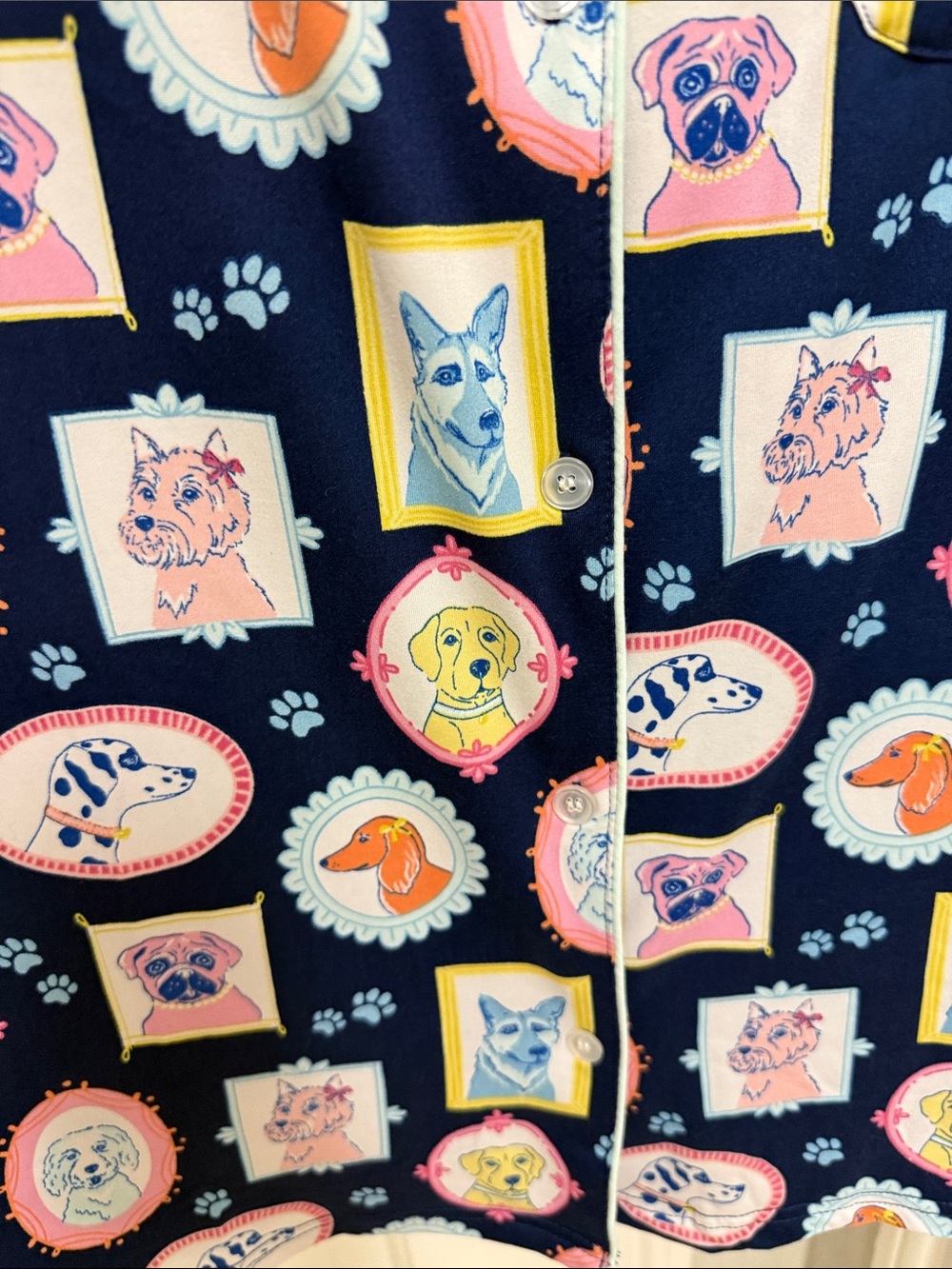 The Royal Standard Pup Pajama Top - Picture 4 of 5